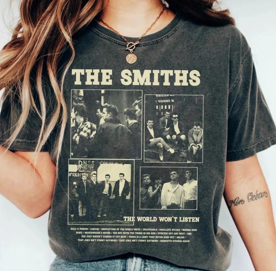 The World Won t Listen Album The Smiths Tshirt, The Smiths Band Unisex Shirt Unisex T-Shirt XXL