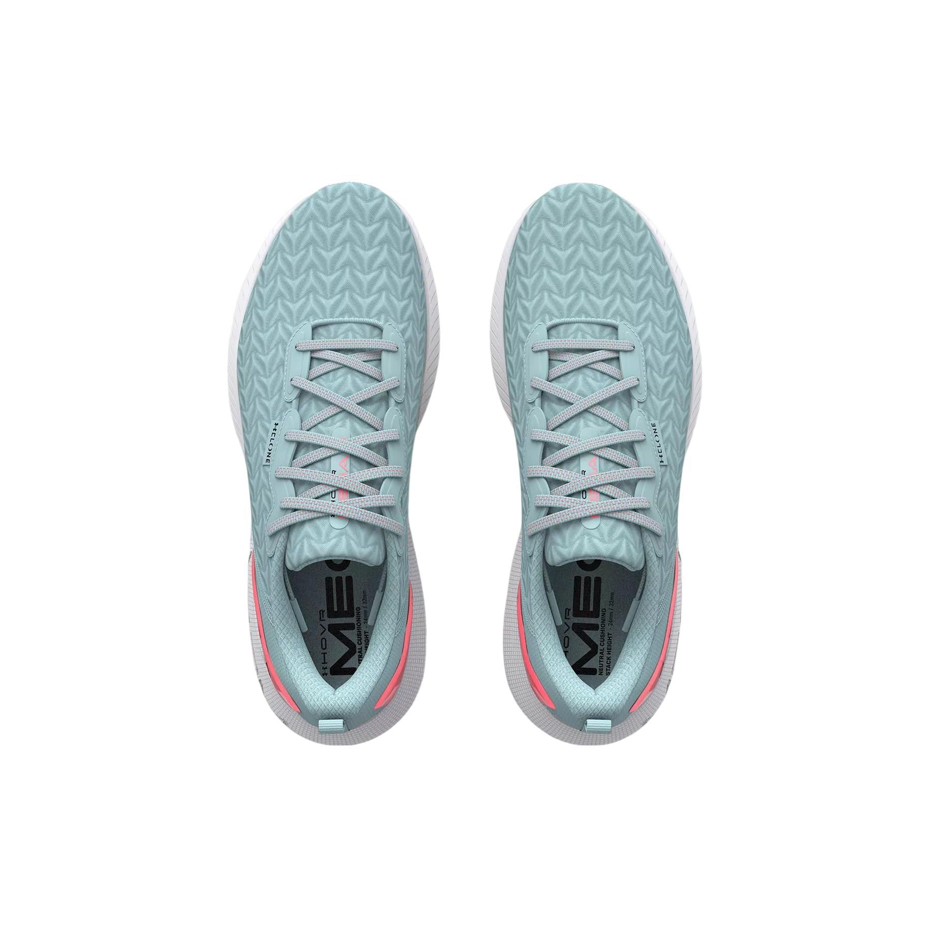 Женские кроссовки Under Armour HOVR Mega 3 Clone Fuse Teal White 3025313-300 37.5 — фото 3