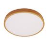 Plafon Riberio Led Drewniany Wood Alu Italux Plf-75689-Wd-3K