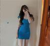 French Slim Waist Knit Mini Dress - Sexy Clavicle-Revealing Summer Skirt