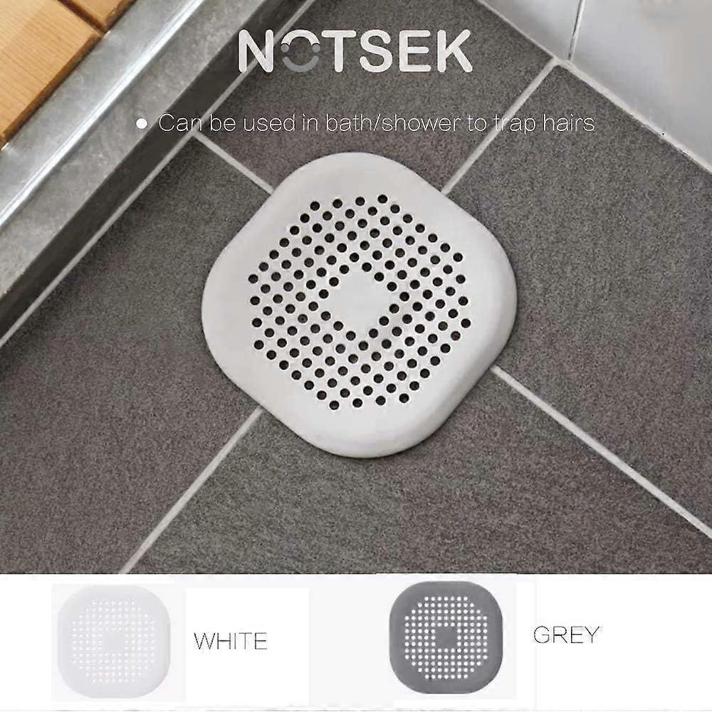 Tampas de Ralo de Chuveiro, Tampa Bloqueadora Captura de Cabelo para Ralo de Tubo de Silicone com Ventosa para Banheiro Cozinha, Filtro de Borracha para Ralo de Banheira Pia Armadilha Casa Dr