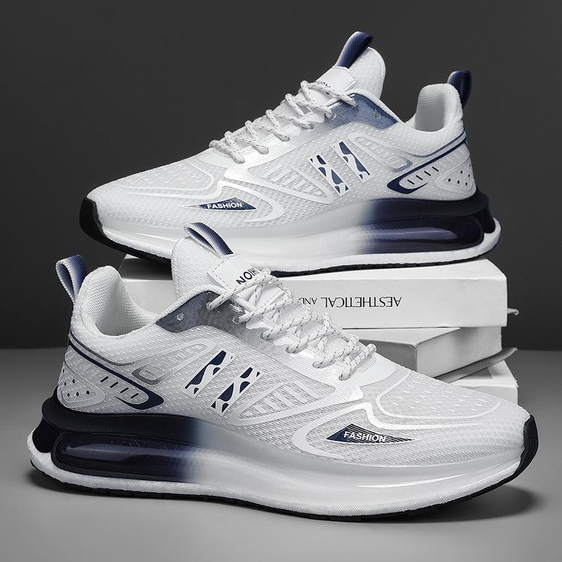 

Новая мужская обувь летняя дышащая сетка удобная спортивная обувь молодежная сверхлегкая нескользящая износостойкая повседневная обувь для бега 45