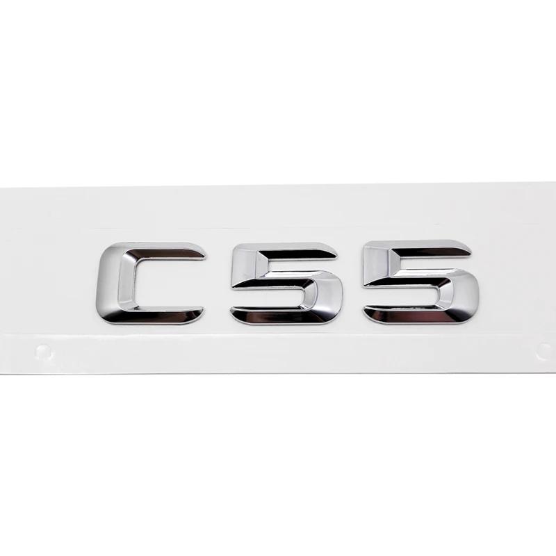 3D Car Tail Letter Stickers Badge for Mercedes Benz C Class C32 C36 C43 C55 C63 C180 C200 C220 C230 Auto Rear Trunk Emblem BA1