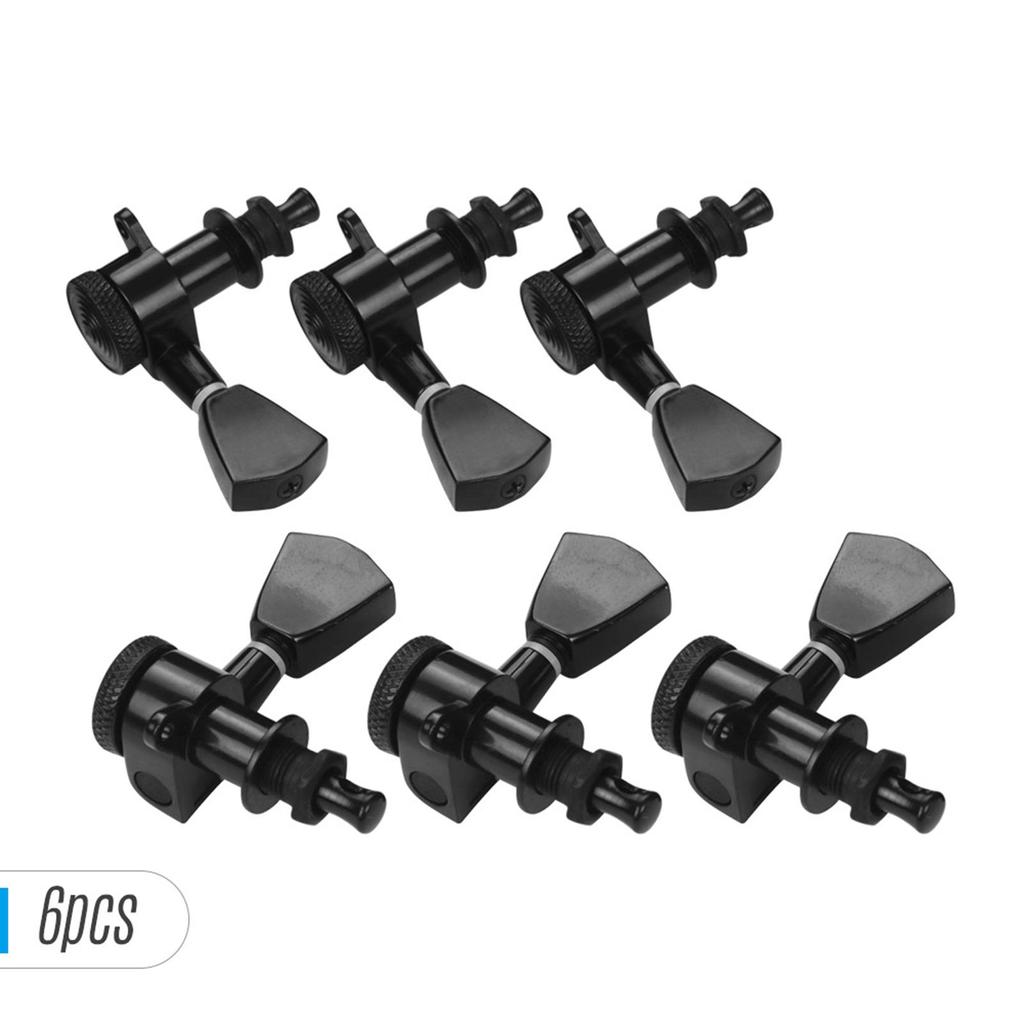 6 Pieces 3L3R Guitar String Tuning Pegs Locking Tuners Machine Heads Knobs for Acoustic Electric Guitars Replacement