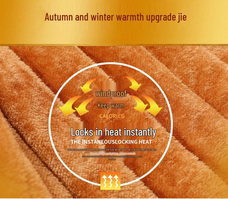 Winter Cotton-Padded Jacket with Fleece and Wool Lining for Middle-Aged and Elderly Men - Stand-Up Collar, Home Wear