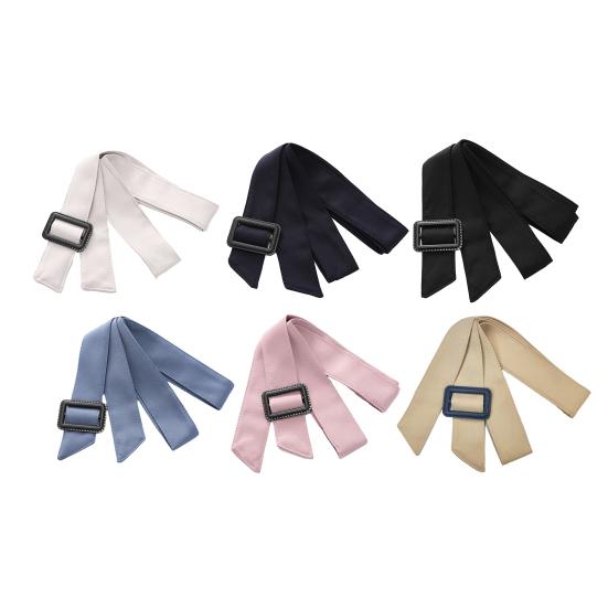 Boucle Réglable Ajustée Longue Sangle de Taille Manteau Décontracté pour Femme Large Ceinture de Taille Ornement de Vêtement