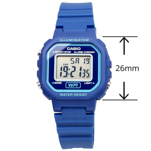 Casio CASIO Digital Watch Chipkashi Cheap Casio LA-20WH-2A Ladies Girls Kids Blue Overseas Model