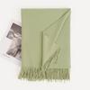 Cashmere Feel Solid Color Women's Imitation Cashmere Scarf 1116 Winter Atmosphere Korean Versatile Medium and Long Shawl Scarf