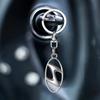1 stk 3D Metall Bilmerke Nøkkelring Sinklegering Nøkkelringer Biltilbehør For Hyundai Accent AMICA Aslan Azera DYNASTY Elantra Equus Galloper