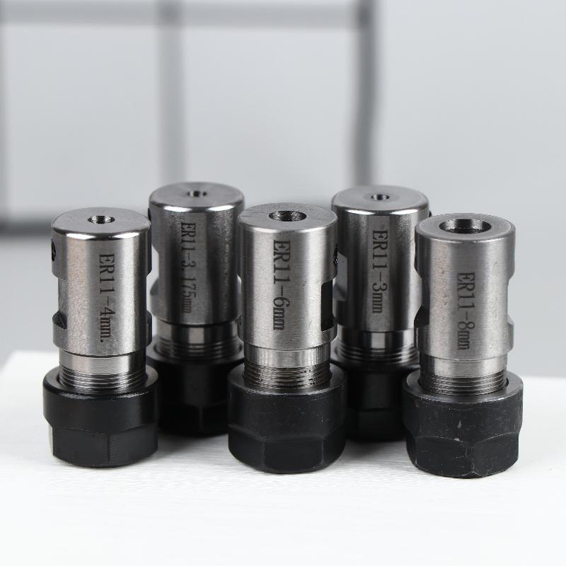 ER11 Chuck Collet Spindle Motor Shaft Extension Rod Spindle Chuck Tool Set Spindle Rod 3mm 3.175mm 4mm 5mm 6mm