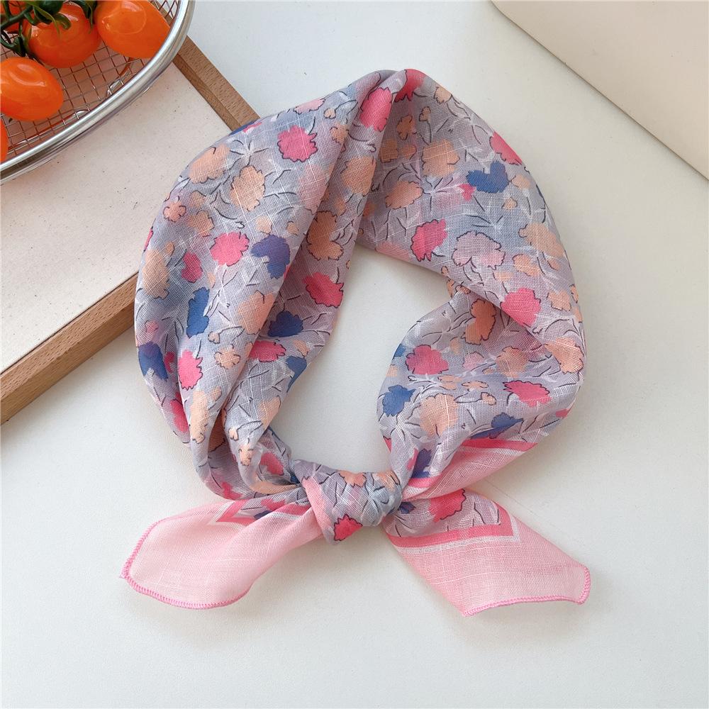 55cm Hair Scarf Cotton Square Scarf Hairband Headband Hairscarf Headscarf Turban Shawl Wrap Bandanas