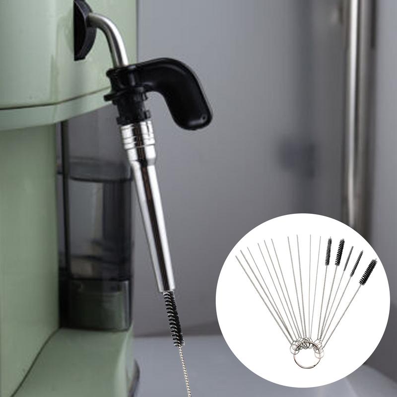 Perii de Curățare Aerograf Spălare Ac Kit Oțel Inoxidabil Cu 5 Perii 10 Ace de Curățare Pentru Motor Exterior ATV