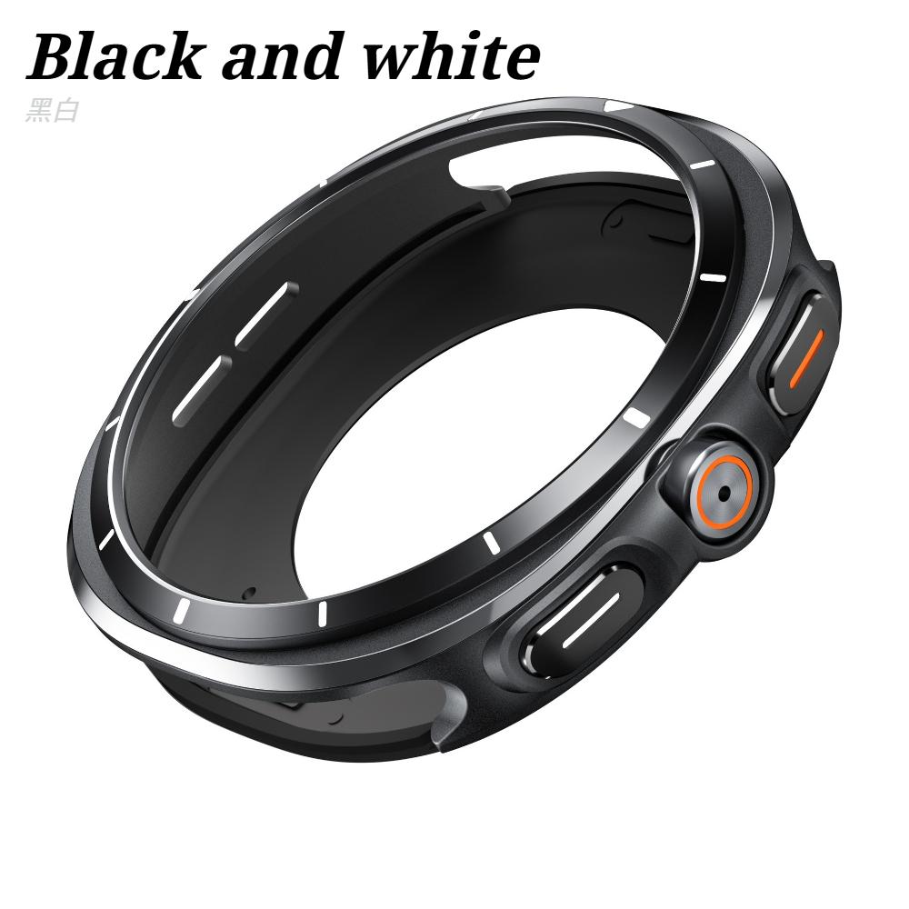 Schutzhülle aus Aluminiumlegierung für Samsung Galaxy Watch 8, Metallgehäuse, Zubehör, Hartrahmen, Metall-Schutzstoßstange für Samsung Galaxy Watch 8 (44 mm, 40 mm)