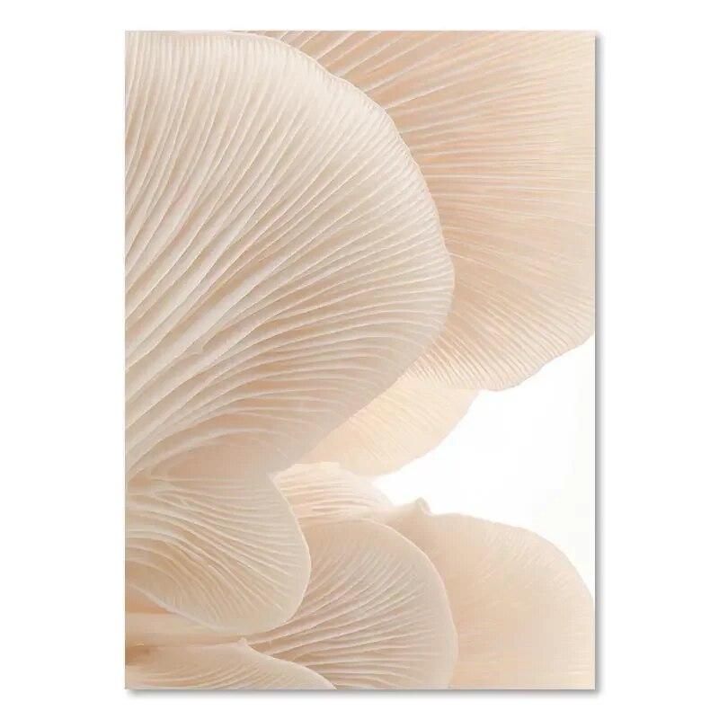 Nordic Beige Flower Grass Canvas Painting Landscape Picture Minimalist Wall Art Poster Scenery Print Modern for Home Room Decor