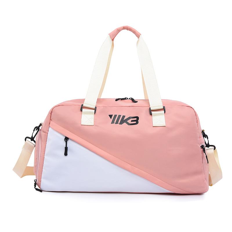 New travel bag sports fitness dry and wet separation multi-functional storage bag high value large capacity travel bag розовый