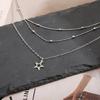 Fashion Edgy Star Pendant Necklace Handmade Clavicle Chains for Women Girls