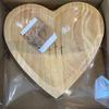 New Heart Prayer Bowl Wooden Religious Crucifix Bowl Rustic Home Centrepiece Decor Fruit Plate Kitchen Tableware Religious Gift