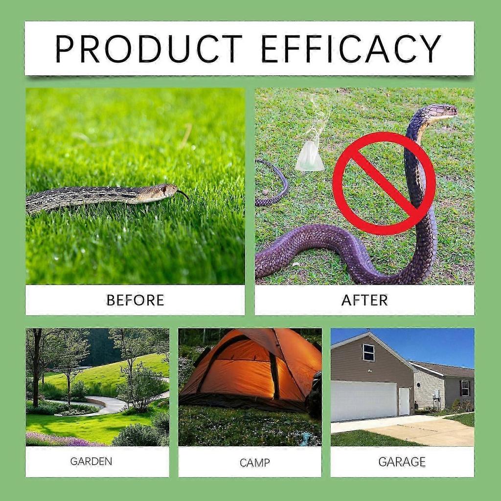Snake Repellent for Yard Powerful, Snakes Away Repellent for Outdoor Indoor, Pet Safe, Snake Repellant for House Yard Lawn Garden Camping