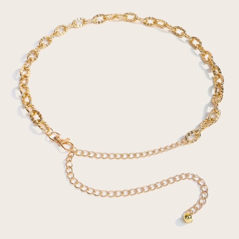 Multifunctional Metal Chain Belt Adapts To Different Outfits For Effortless Styling In Daily Life Various Occasion