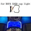 LED Cup Holder Atmosphere Light For Toyota RAV4 XA50 -2024 Interior Decorative Lamp Blue Light