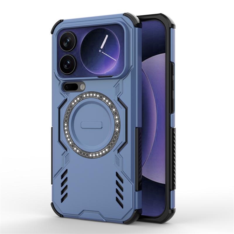 For Xiaomi 17 Pro Max Case For Xiaomi 17 Pro Max Armor Magnetic Adsorption Wireless Charge Back Cover For Xiaomi 17 Pro Max Case