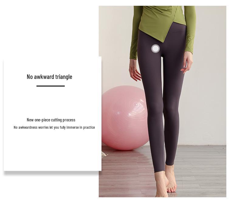 European & American Ruched Waist Long Sleeve Yoga Top - High Stretch Slim Fit