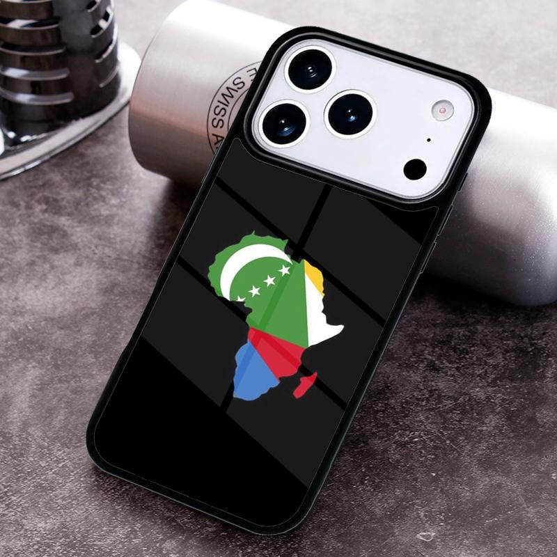 Comoros Flag Phone Case For iPhone 17 16 15 14 13 12 11 Pro Max Plus 17Air Soft Silicone Cover