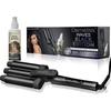 Fer À Onuler - SAINT ALGUE - Coffret Demeliss WAVES BLACK - Coloris Exclusif + Soin Texturisant Naturel 150ml