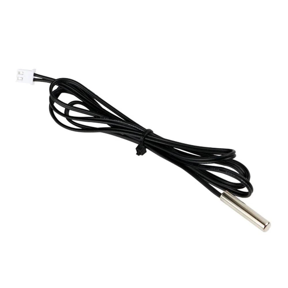 5pcs 10K 1% 3950 Thermistor Waterproof Cable 1m/5m/10m NTC Thermistor Air Conditioner Refrigerator Temperature Sensor