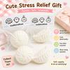 Dumpling Squishy Toys Cute Traditional Food Bun Squishies Slow Rising Stress Relief Fidget Toy Kids Party Favor Gift Kawaii