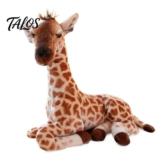 Soft Decorative Doll Realistic Giraffe Plush Toy, Stuffed Animal Pillow for Kids, Cute Room Ornament Nordic Home Decor, Cuddle Doll, Gift Children