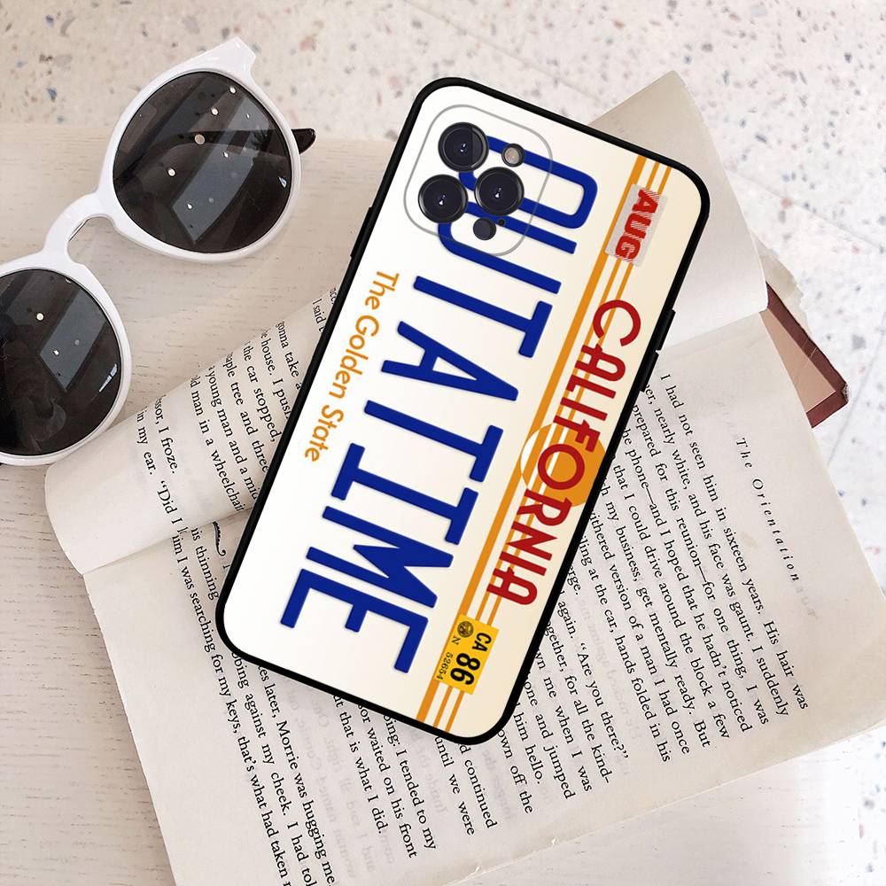 Back To The Future Phone Case For Iphone 17 Air 16 15 14 13 12 11 Pro Max 16 15 14 Plus TPU Soft Case
