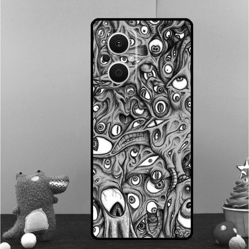 

Scary Face Eyes Case For OPPO Reno 15 13 10 11 14 Pro 12 F 13F 14F 15F 7 8 Lite OPPO Find X9 X8 X5 Pro Cover OPPO Reno14 F
