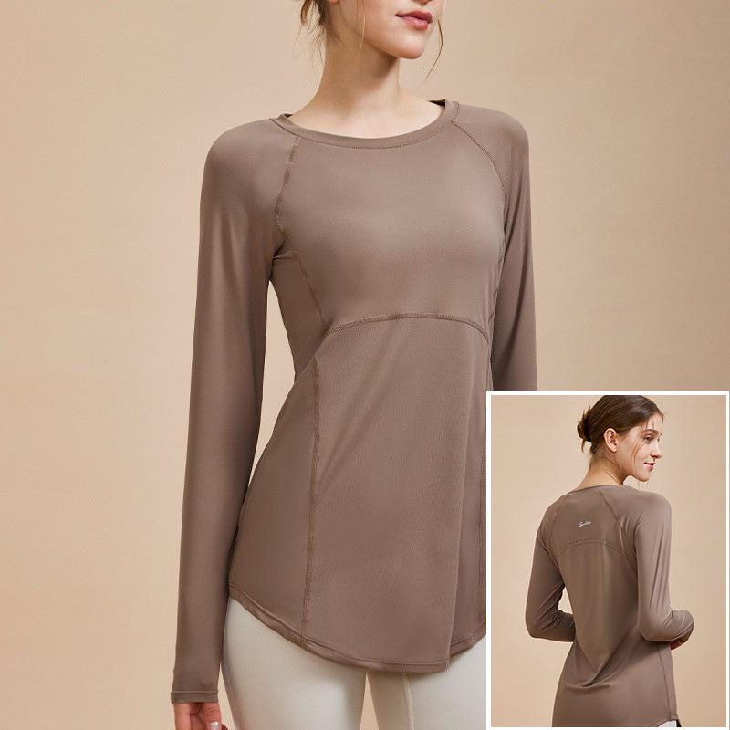 

Женский быстросохнущий топ с длинным рукавом для йоги и бега больших размеров XL (Custom, Contact Customer Service)