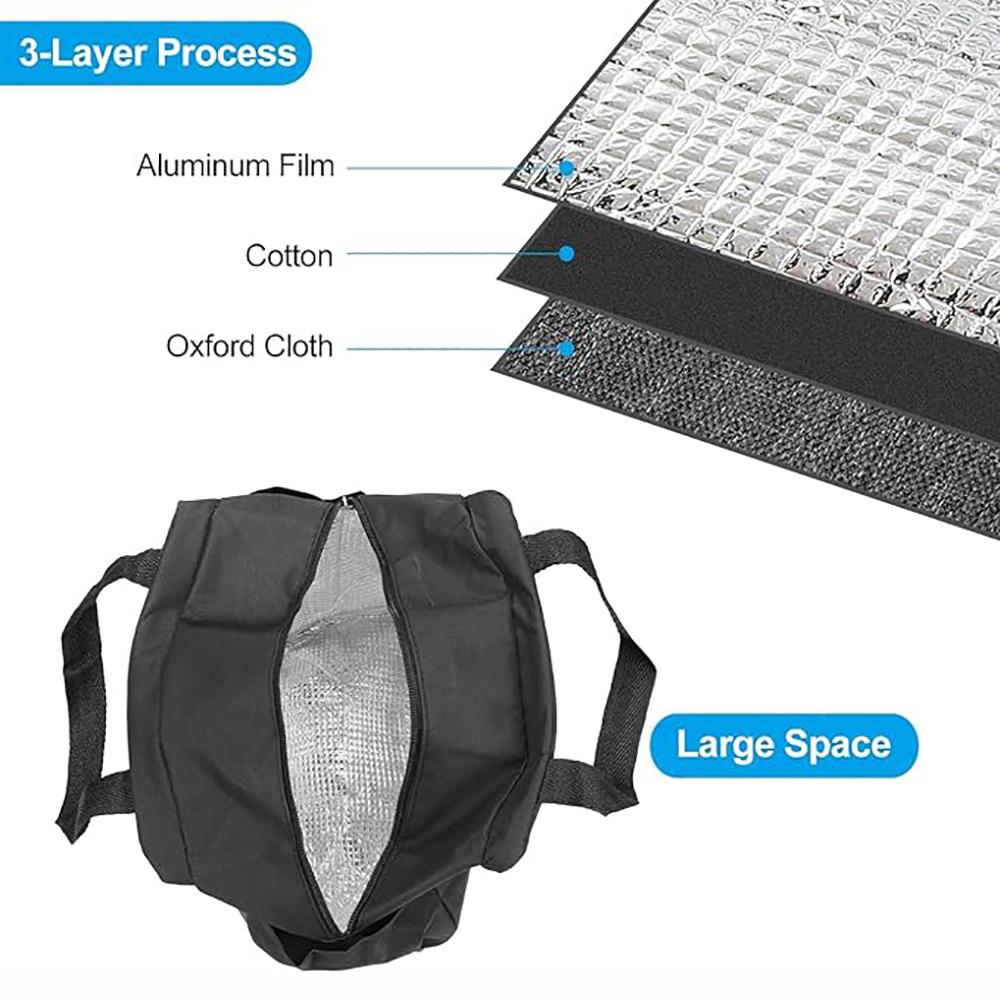 Large-capacity Insulated Lunch Bag, Unisex, Keeps Food Hot or Cold, Perfect for Work, School, or Picnics.xtz