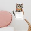 Fun-kg65 Painted Kitten Switch Paste Children's Bedroom Home Beautification Wall Stickers Self-adhesive