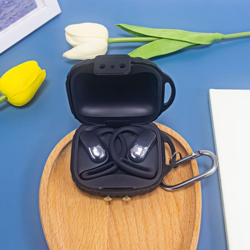 Silicone Carrying Case Shockproof Silicone Earphone Cover Protective Silicone Sleeve Earbud Case for OpenFit Air T511
