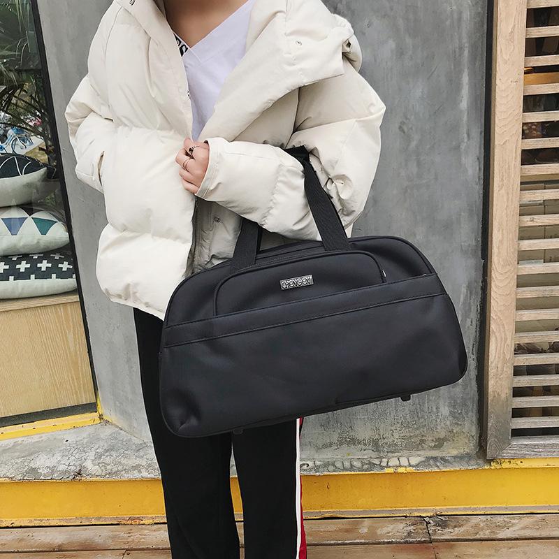 Podróżna torba duffel w stylu koreańskim, bardzo pojemna, dla kobiet i mężczyzn: Biznes, Siłownia lub Torebka