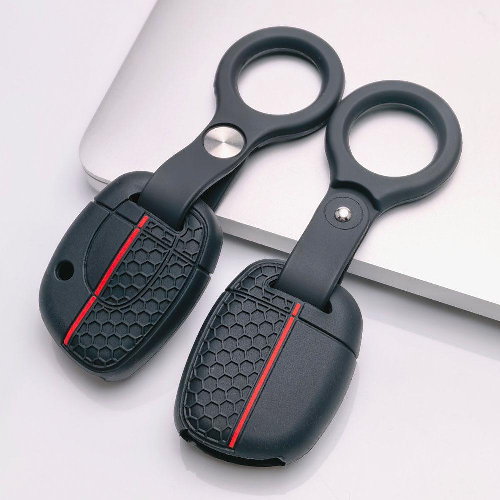 Coprichiave in Silicone Premium per Renault Clio Megane Kadjar Captur Koleos Arkana Con Portachiavi Silicone Morbido Accessori Interni Auto