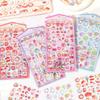 Cute Cartoon Animals Drop 3D Relief Sticker Scrapbooking Diy Diary Phone Case Stationery Sticker Collect Stickers Book Kids Gift