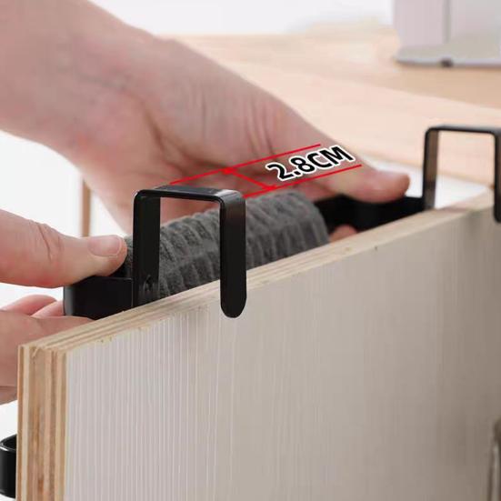 Toallero para colgar en la puerta del armario, barra colgante, fuerte soporte de carga, diseño de 2 capas, fácil instalación, colgador de toallas para puerta de baño