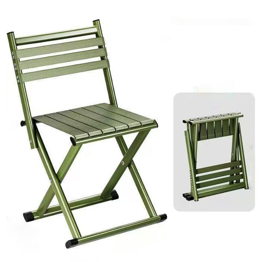 Strong Load-bearing Camping Stool Wear-resistant Patio Seat Portable Folding Chairs  Riding