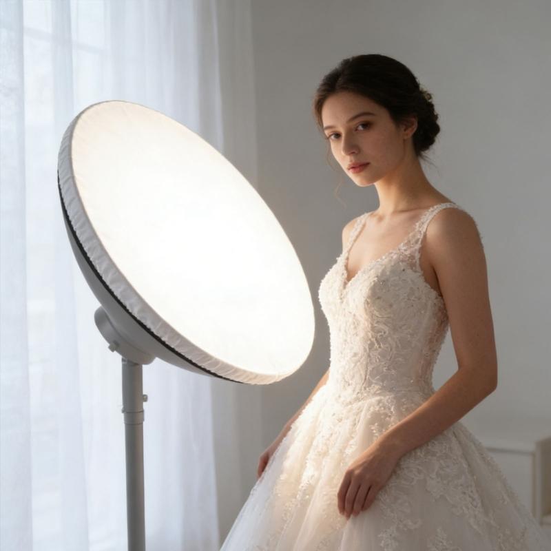 42cm Soft Diffuser Lamp Cover Cloth Diffuser Reflector Lamp Sock for Flashing Light Beauty Dish Photography Studio