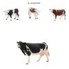 Kid's Gift Animal Model Simulation Farm Animal Figures Educational Toy Plastic Material Cow Category 14x8cm Size