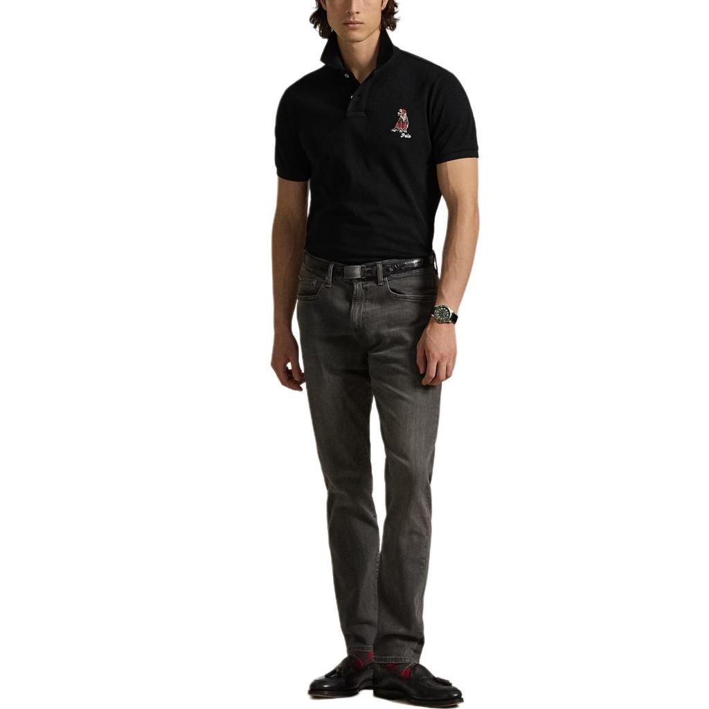 Polo Ralph Lauren FW25 Logo Embroidered Short Sleeve Slim Fit Polo Shirt Men tops MNPOKNI1N823704-001