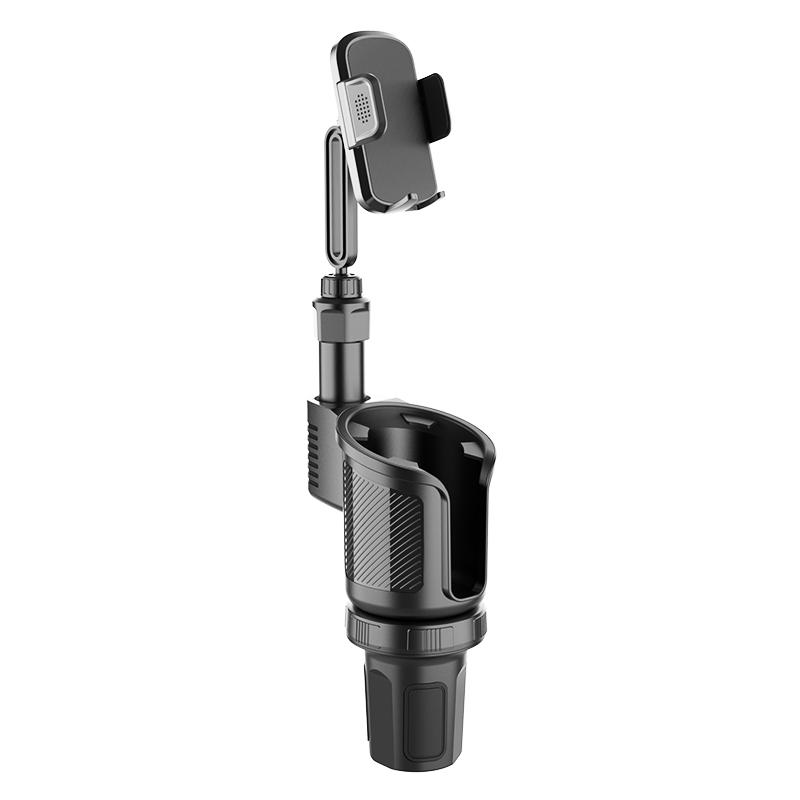 Factory Wholesale Car Cup Mobile Phone Holder 360 Rotation 2-in-1 Cup Holder Coffee Cup Cell Phone Holder Mount Manual clip чёрный