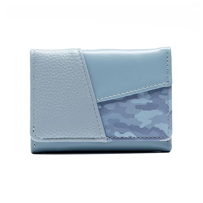 

[Haffukiry] mini wallet ladies trifold wallet large capacity wallet Contains 8 cards 1 large pocket for banknotes Synthetic leather Popularity small