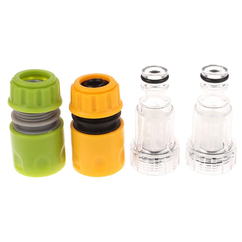 Water Connector Filter Car Cleaner Pressure Washer Hose Pipe Valve Adapter