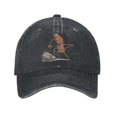 Funny Marcus The Worm Meme Baseball Caps Distressed Denim Washed Sun Cap Don't Like This Rock Outdoor All Seasons Travel Hats