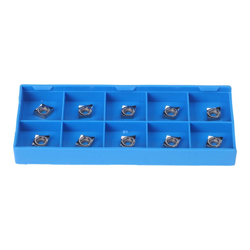 CCGT060204AK N01 Turning Inserts 10PCS for Efficient Machining of For Aluminum and Steel Parts Excellent Cutting Performance